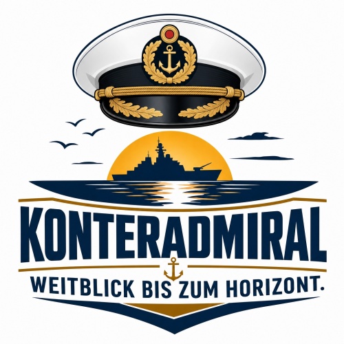 Tasse »Konteradmiral – Weitblick bis zum...