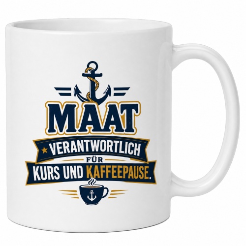 Tasse »Maat – verantwortlich für Kurs...