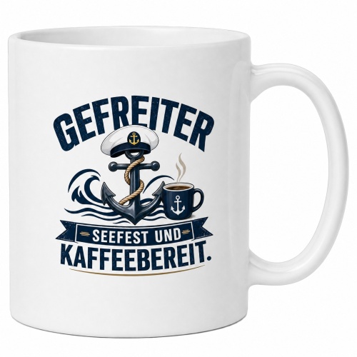 Tasse »Gefreiter – Seefest und...