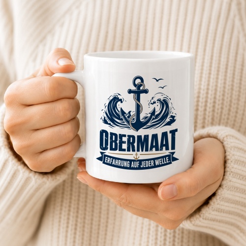 Tasse »Obermaat – Erfahrung auf jeder Welle«