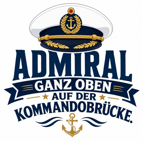 Tasse »Admiral – ganz oben auf der...