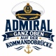 Tasse »Admiral – ganz oben auf der Kommandobrücke«