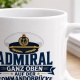 Tasse »Admiral – ganz oben auf der Kommandobrücke«