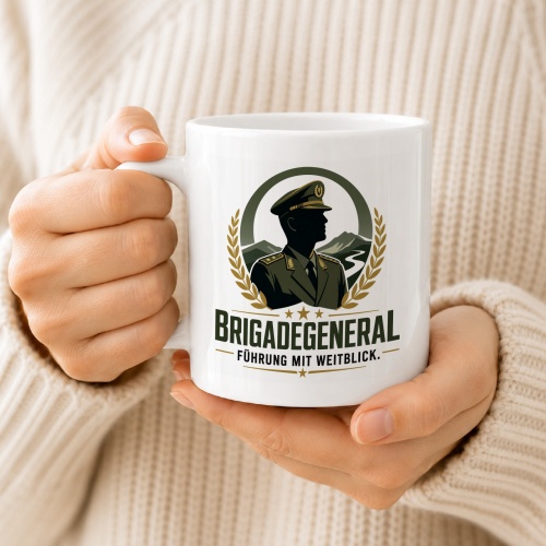 Tasse »Brigadegeneral – Führung mit Weitblick«