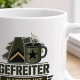 Tasse »Gefreiter – Kaffee ist Teil der Ausrüstung«
