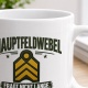 Tasse »Hauptfeldwebel – Fragt nicht lange, macht einfach.«