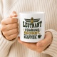 Tasse »Leutnant – Führung beginnt nach dem ersten Kaffee«
