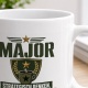 Tasse »Major – Strategisch denken, taktisch Kaffee trinken«