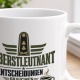 Tasse »Oberstleutnant – Entscheidungen brauchen Kaffee«