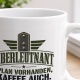 Tasse »Oberleutnant – Plan vorhanden, Kaffee auch.«