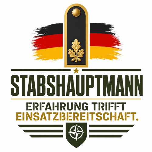 Tasse »Stabshauptmann – Erfahrung trifft...