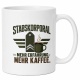 Tasse »Stabs­korporal – Mehr Erfahrung, mehr Kaffee«