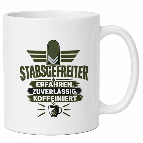Tasse »Stabsgefreiter – Erfahren,...