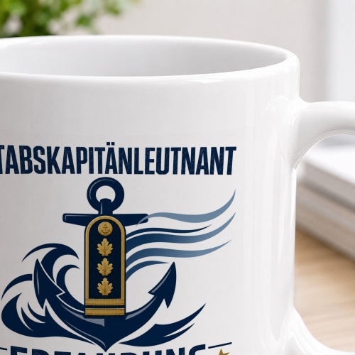 Tasse »Stabskapitänleutnant – Erfahrung hat immer Rückenwind«