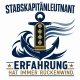 Tasse »Stabskapitänleutnant – Erfahrung hat immer Rückenwind«