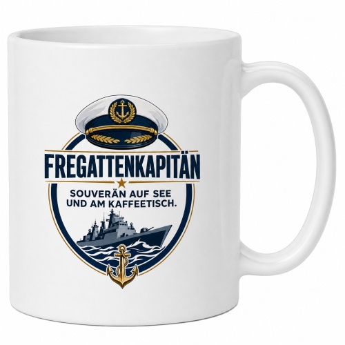 Tasse »Fregattenkapitän – Souverän...