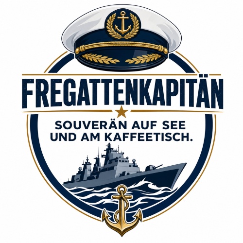 Tasse »Fregattenkapitän – Souverän...