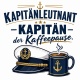 Tasse »Kapitänleutnant – Kapitän der Kaffeepause«