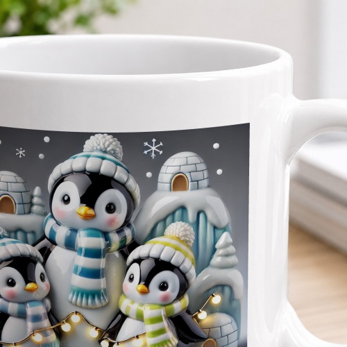 Tasse »Weihnachtspinguine«