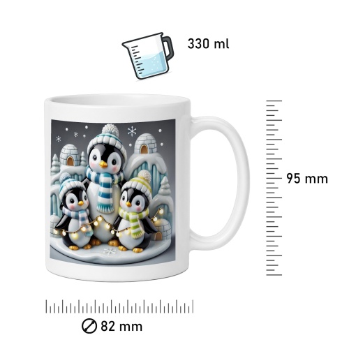 Tasse »Weihnachtspinguine«