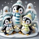 Tasse »Weihnachtspinguine«