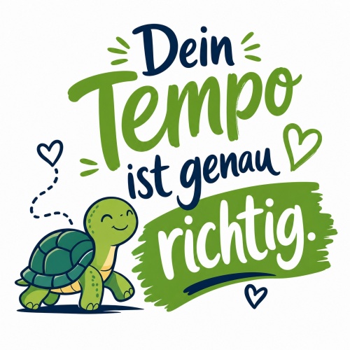 Tasse »Dein Tempo ist genau richtig«