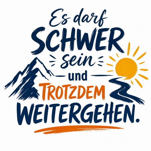 Tasse »Es darf schwer sein und trotzdem...