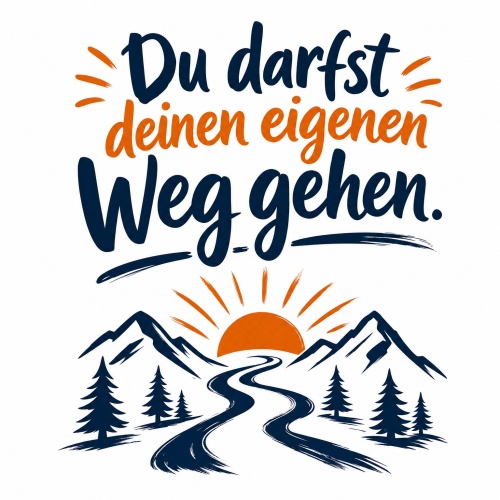 Tasse »Du darfst deinen eigenen Weg gehen«