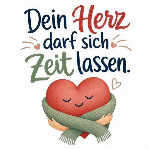 Tasse »Dein Herz darf sich Zeit lassen«