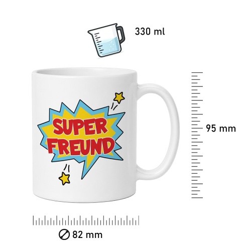 Tasse »Super Freund«