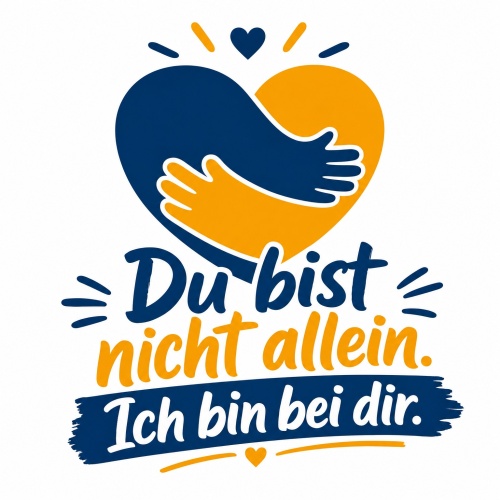 Tasse »Du bist nicht allein. Ich bin bei dir.«