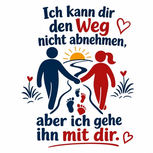 Tasse »Ich kann dir den Weg nicht abnehmen...«