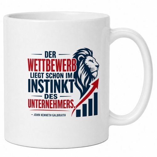 Tasse »Der Wettbewerb liegt schon im Instinkt des...