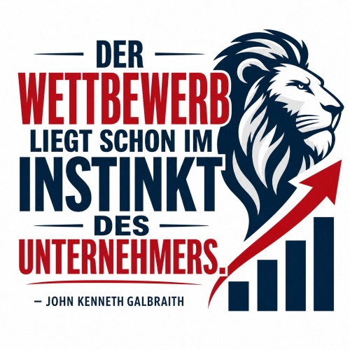 Tasse »Der Wettbewerb liegt schon im Instinkt des...