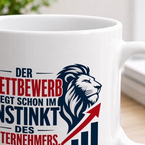 Tasse »Der Wettbewerb liegt schon im Instinkt des Unternehmers«