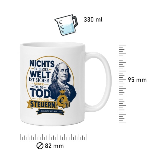 Tasse »Nichts in dieser Welt ist sicher...«