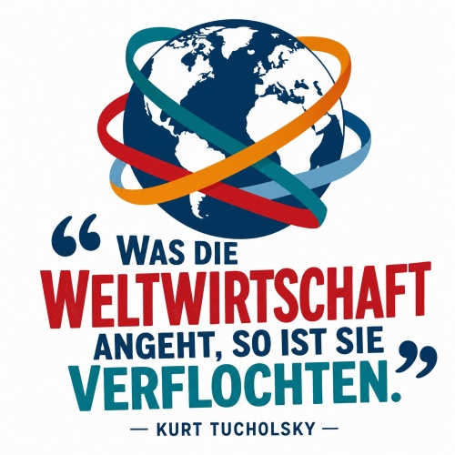 Tasse »Was die Weltwirtschaft angeht…«