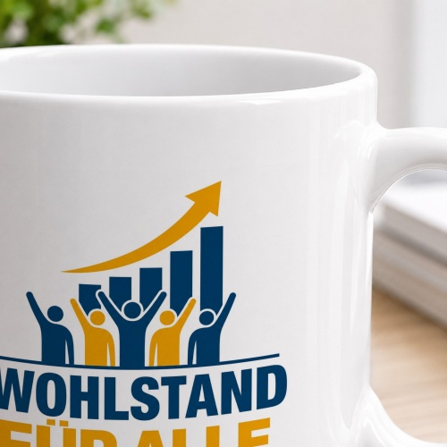 Tasse »Wohlstand für alle. – Ludwig Erhard«
