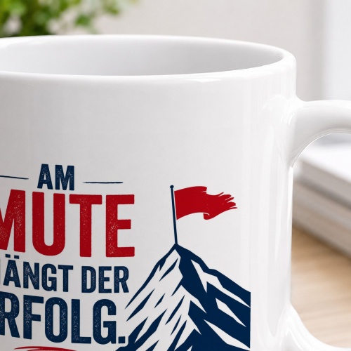 Tasse »Am Mute hängt der Erfolg«