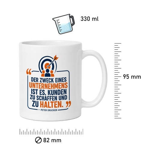 Tasse »Der Zweck eines Unternehmens«