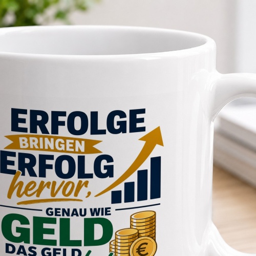 Tasse »Erfolge bringen Erfolg hervor«