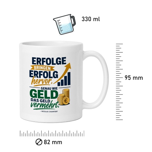 Tasse »Erfolge bringen Erfolg hervor«