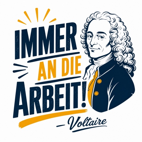 Tasse »Immer an die Arbeit!«