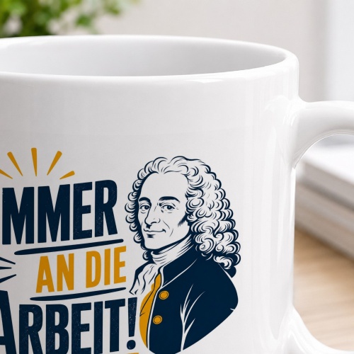 Tasse »Immer an die Arbeit!«