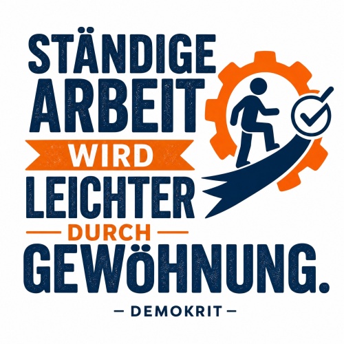 Tasse »Ständige Arbeit wird leichter durch...