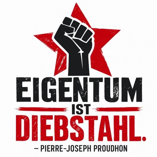 Tasse »Eigentum ist Diebstahl.«