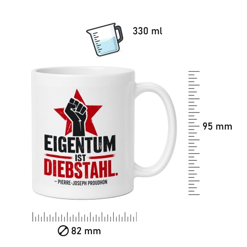 Tasse »Eigentum ist Diebstahl.«