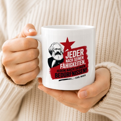 Tasse »Jeder nach seinen Fähigkeiten…«