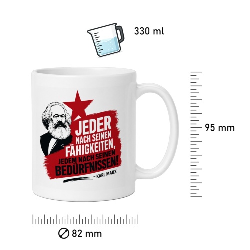 Tasse »Jeder nach seinen Fähigkeiten…«