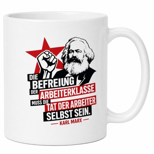 Tasse »Die Befreiung der Arbeiterklasse«